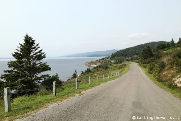 La strada costiera in Gaspésie
